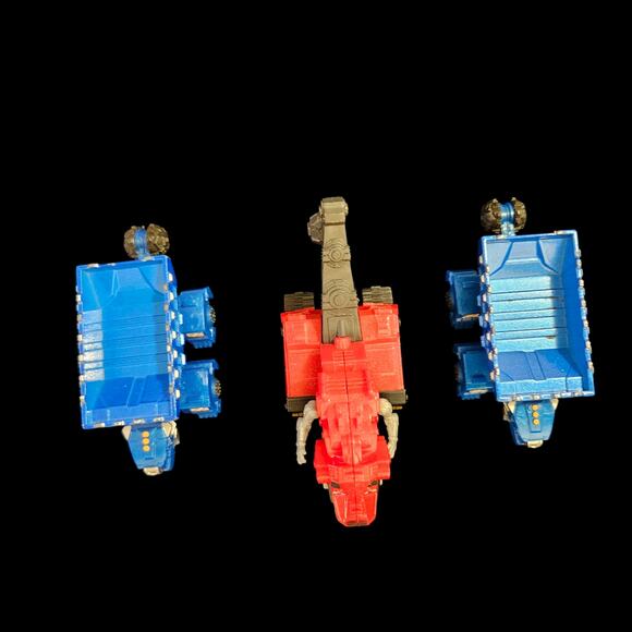 Hot Wheels DinoTrux Ton-Ton & Dozer Crane Die-Cast Lot of 3 Figures 2015 - Picture 6 of 7